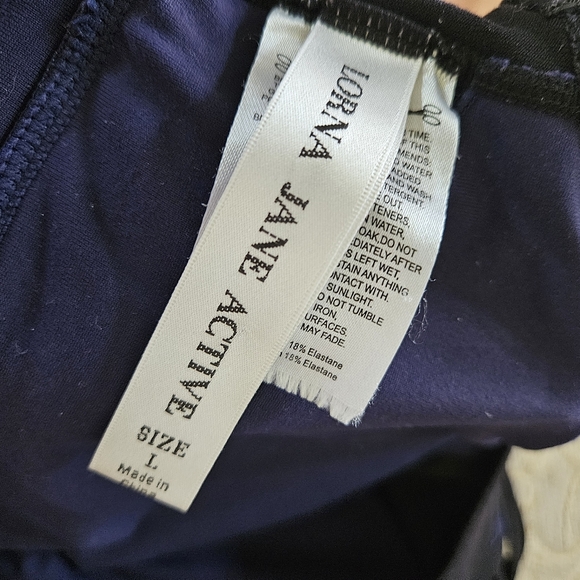 Lorna Jane Iconic Comfort Black//Blue Sports Bra Size Large - Picture 4 of 6